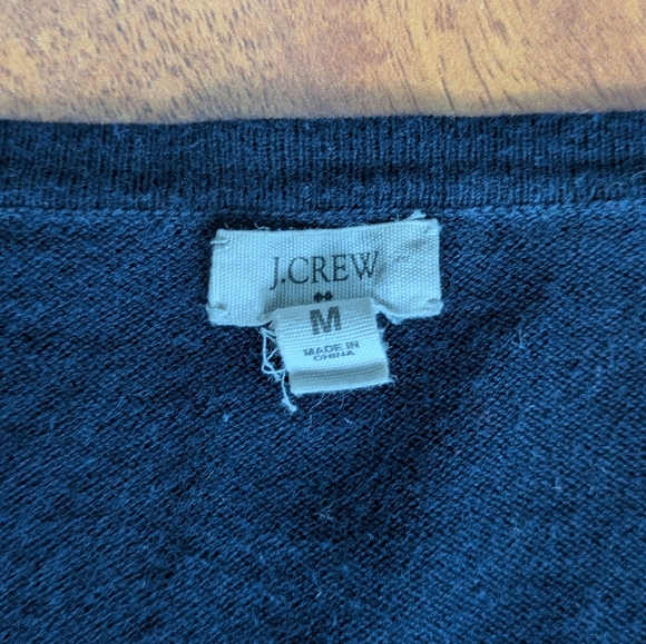 J.Crew V-Neck Cotton Women's M Sweater - Picture 4 of 5